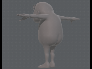 base mesh old man character v06 3Dモデル