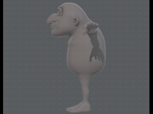 base mesh old man character v06 3Dモデル