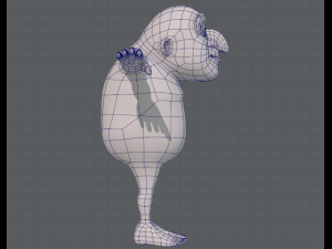 base mesh old man character v06 3Dモデル