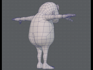 base mesh old man character v06 3Dモデル