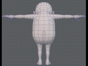 base mesh old man character v06 3Dモデル