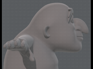base mesh old man character v06 3Dモデル