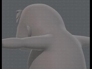 base mesh old man character v06 3Dモデル