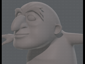 base mesh old man character v06 3Dモデル