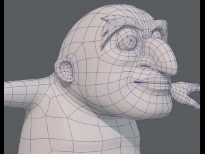 base mesh old man character v06 3Dモデル