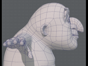 base mesh old man character v06 3Dモデル