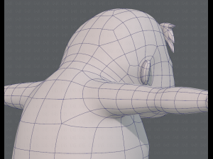 base mesh old man character v06 3Dモデル