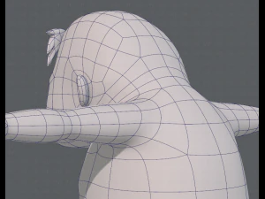 base mesh old man character v06 3D Model