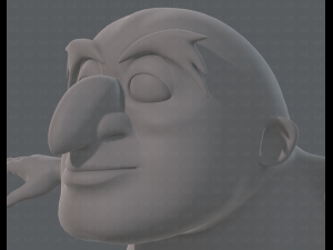 base mesh old man character v06 3Dモデル