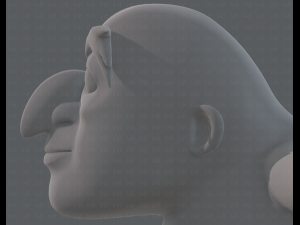 base mesh old man character v06 3Dモデル