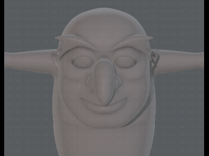 base mesh old man character v06 3Dモデル