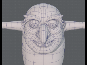 base mesh old man character v06 3Dモデル