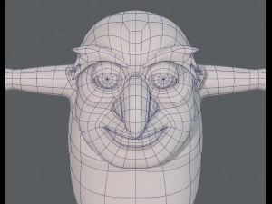 base mesh old man character v06 3D Model