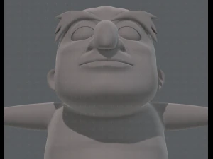 base mesh old man character v06 3D Model