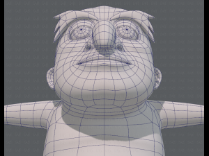 base mesh old man character v06 3Dモデル