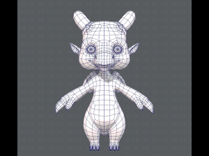 dragon v01 3D Model