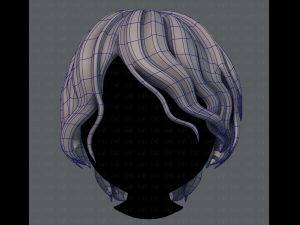 3d hair style for boy v57 3D Модель