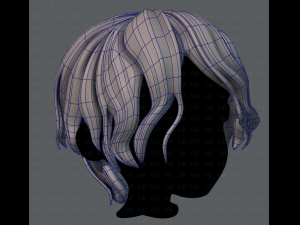 3d hair style for boy v57 3D Модель