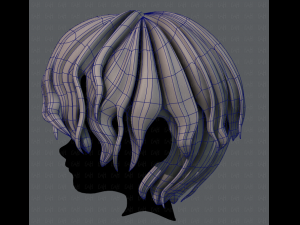 3d hair style for boy v57 3D Модель