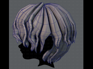 3d hair style for boy v57 3D Модель