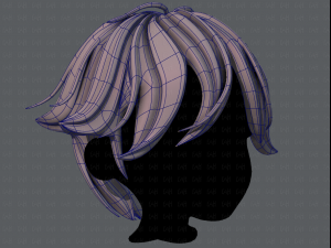 3d hair style for boy v58 Model 3D