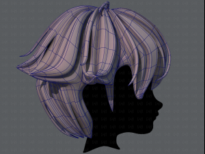 3d hair style for boy v58 Model 3D