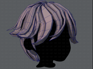 3d hair style for boy v58 Model 3D