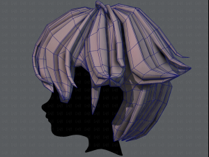 3d hair style for boy v58 Model 3D
