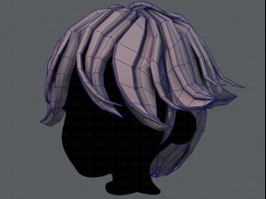 3d hair style for boy v58 Model 3D