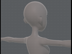base mesh woman 18 3D Модель