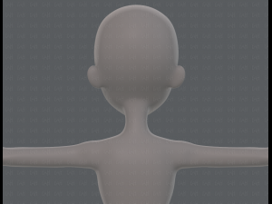 base mesh woman 18 3D Модель