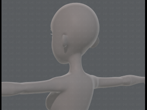 base mesh woman 18 3D Модель