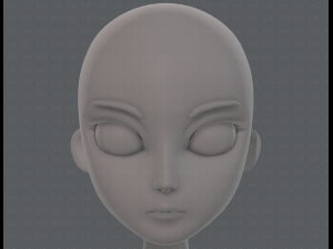 base mesh woman 18 3D Модель