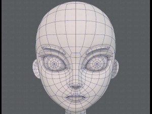 base mesh woman 18 3D Модель