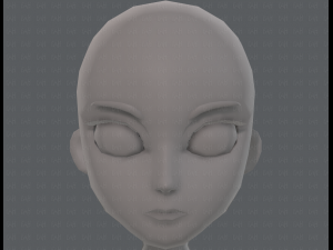 base mesh woman 18 3D Модель