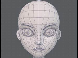 base mesh woman 18 3D Модель