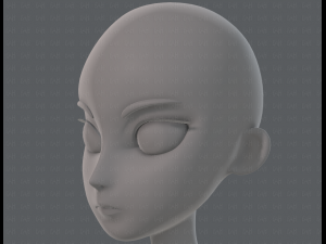 base mesh woman 18 3D Модель