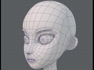 base mesh woman 18 3D Модель