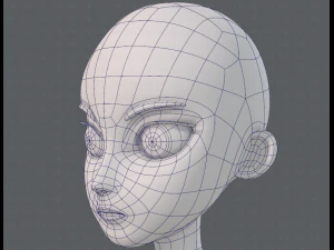 base mesh woman 18 3D Model