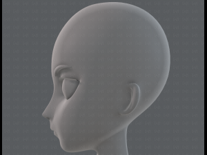 base mesh woman 18 3D Модель