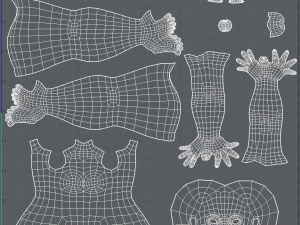 base mesh woman 18 3D Модель