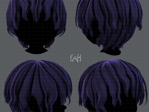 3d hair style for boy v60 Modelo 3D