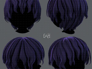 Gaya rambut 3d untuk anak laki-laki v60 Model 3D