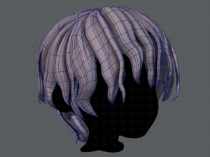 3d hair style for boy v60 3D Model