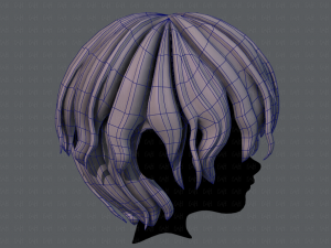 3d hair style for boy v60 3D Model