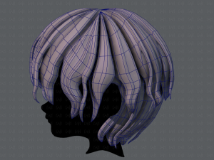 3d hair style for boy v60 3D Model