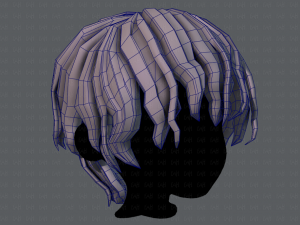 3d hair style for boy v60 3D Model