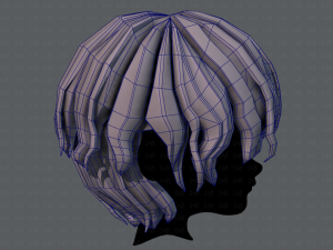 3d hair style for boy v60 3D Model