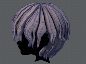 3d hair style for boy v60 3D Model