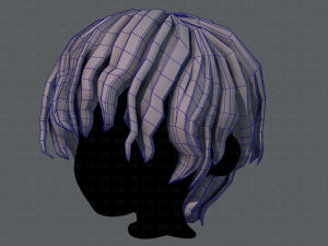 3d hair style for boy v60 3D Model